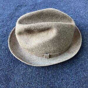 Pendleton Hat Fedora Fitted Mens Brown Wool Felt Classic Trilby Vintage Style